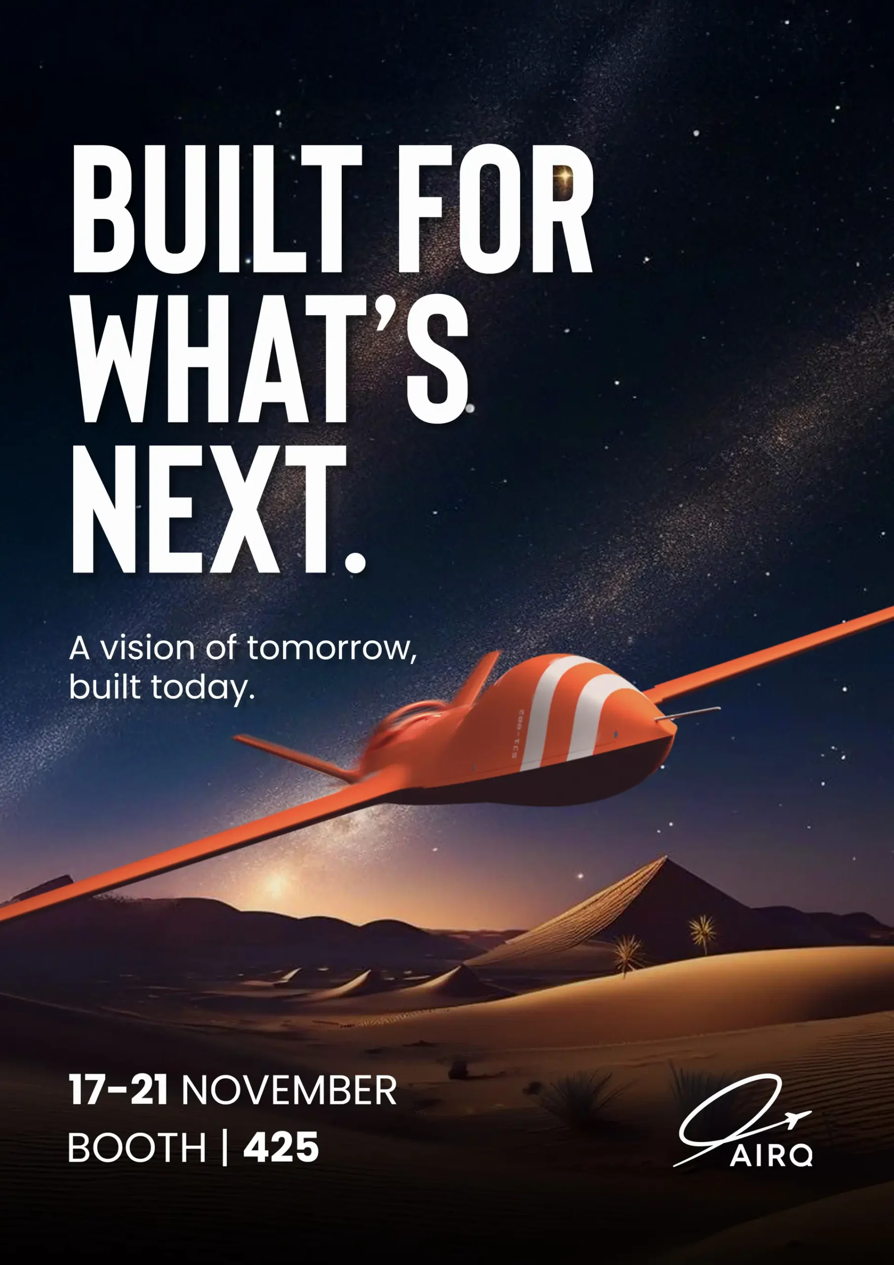 شركة Air Q Limited تستعرض أنظمة الطائرات من دون طيار المتقدمة في معرض دبي للطيران 2025